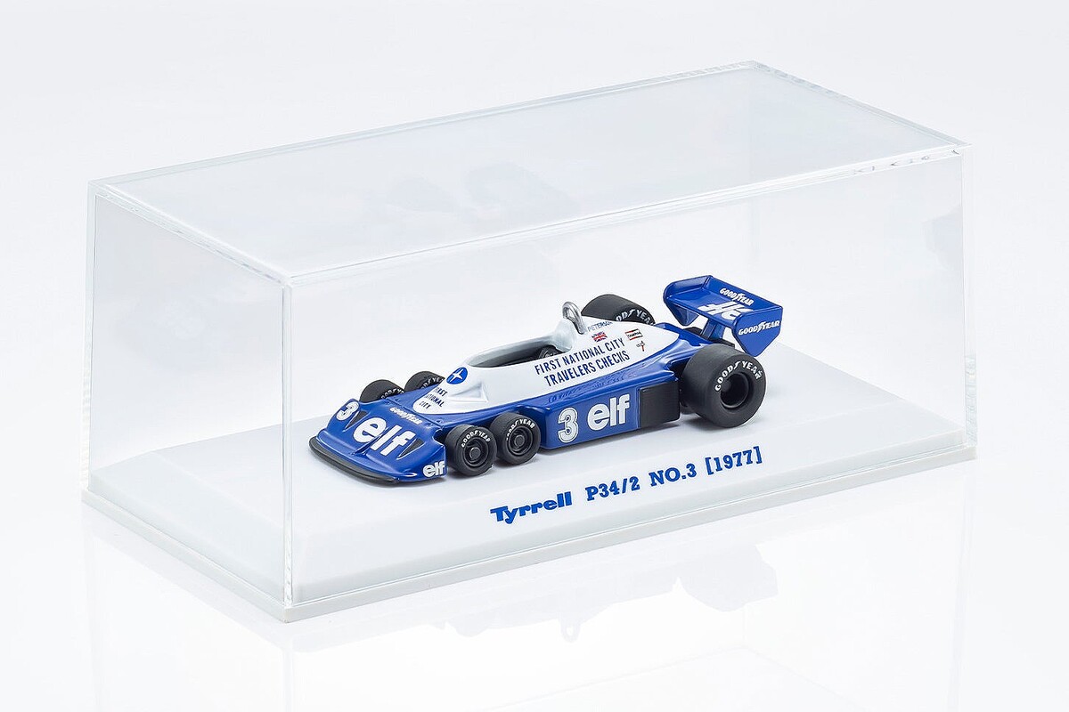 京商からファミマで買えるミニカー「タイレル P34」が登場！ F1史に名