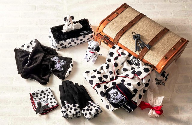 101匹ワンちゃんマフラーファンキャップ Disney - 101匹わんちゃん フード付きマフラー ディズニー ディズニー 101匹わんちゃん マフラーキャップ