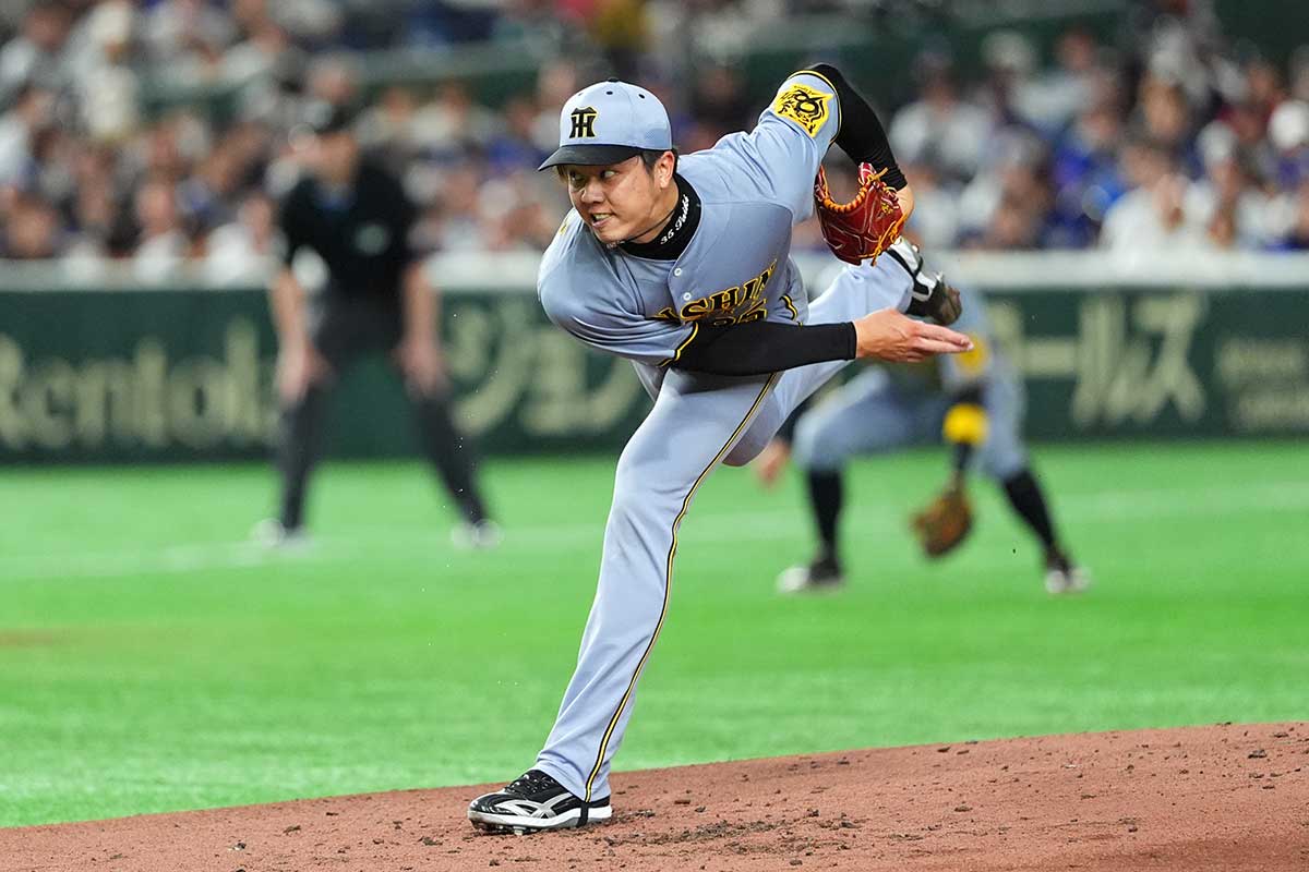 阪神の才木浩人(C)Getty Images