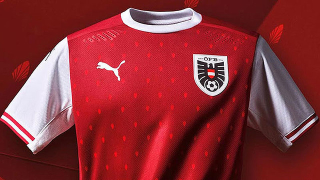 オーストリア代表のEURO2020ユニフォーム！デザインは「19世紀の芸術
