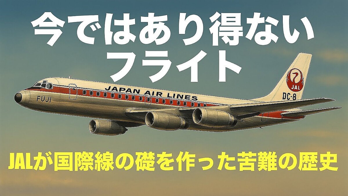JAL国際線の1960年代 南回り・北回りと天測航法 18日間の記憶