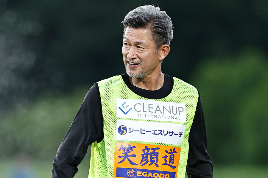 三浦知良の福島加入が決定した【写真:ムツ・カワモリ/アフロ】