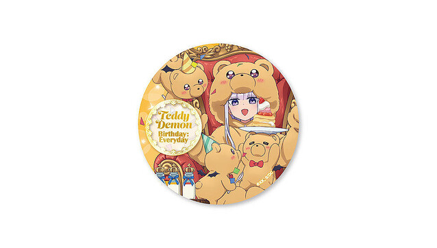 魔王城でおやすみ おたおめ 2022 でびあくま＆スヤリス姫 缶バッジ