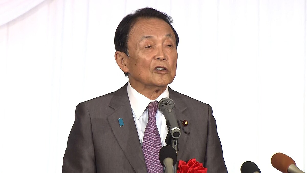 自民・麻生副総裁が当選確実 大阪5区の与党対決は維新・梅村聡氏が制す