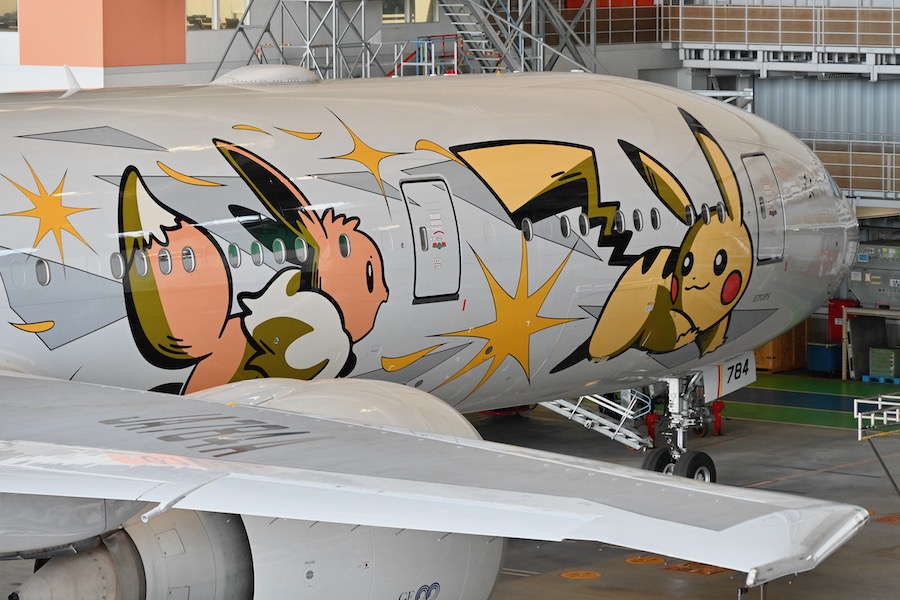 ANAの新ポケモン塗装機「イーブイジェットNH」外観レポート 2028年頃