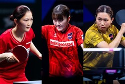 木原美悠、大藤沙月、佐藤瞳（C）WTT