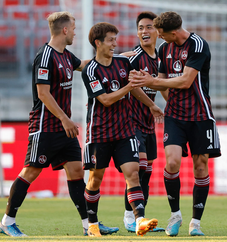 奥抜と林が所属！ニュルンベルクに23-24新ユニが登場 ホームは異色の