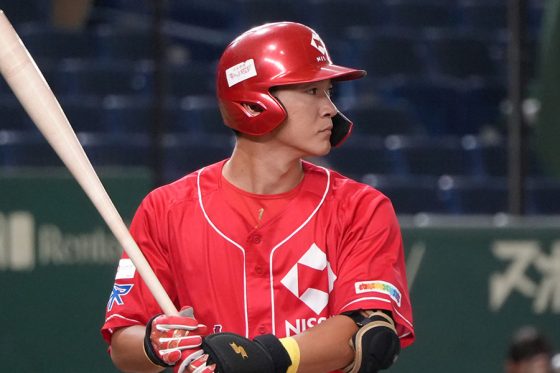 日本生命・山田健太【写真：町田利衣】