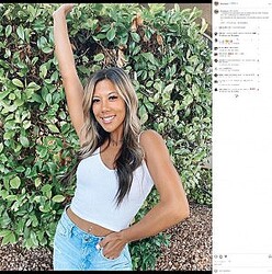 唇が腫れる前の女性（画像は『Basia Query　2020年5月4日付Instagram「Life update-」』のスクリーンショット）