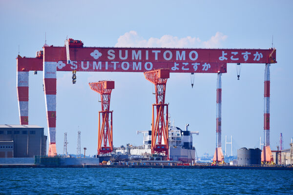 住重グループの横須賀造船所（深水千翔撮影）