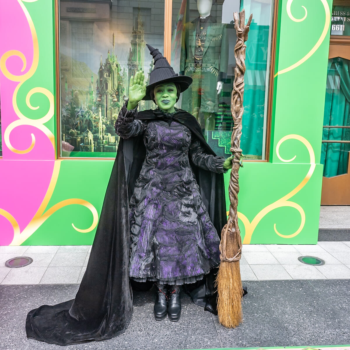 エルファバ＆グリンダとグリーティング！ユニバーサル・スタジオ