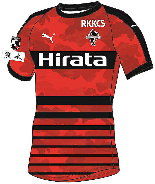 J2昇格のロアッソ熊本、2022新ユニフォーム発表！選手を彩る「カモフラ