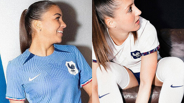 フランス女子代表、W杯の新ユニを発表！ショーツは「白から青に変更