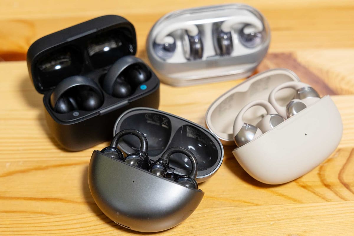 ここ最近、各メーカーから相次いで発売されているイヤカフ式のイヤフォン