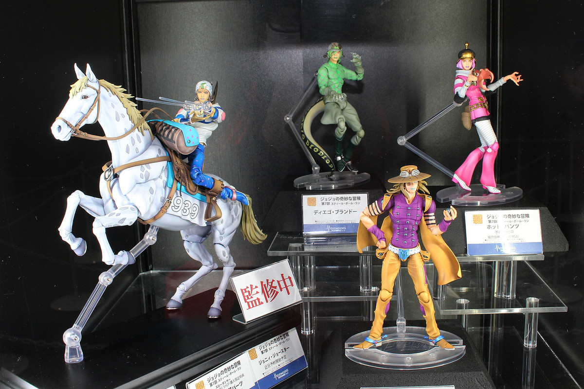 超像可動 スローダンサー」のデコマスが展示！「ジョジョの奇妙な冒険