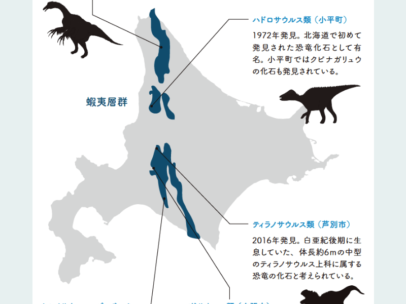 北海道を南北に貫く化石の道！ 日本屈指の恐竜化石が北海道で眠ってい