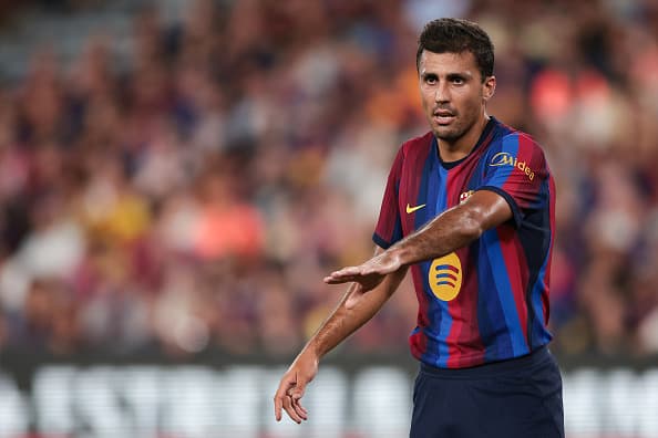 バルセロナで活躍するロドリ photo/Getty Images