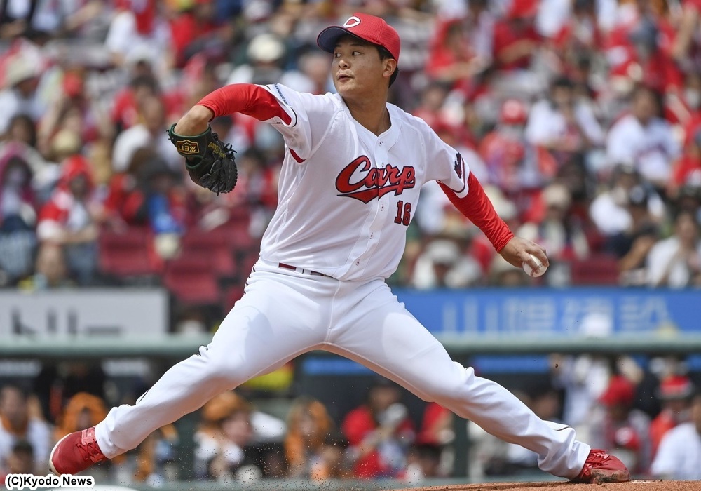 広島・森翔平 (C)Kyodo News