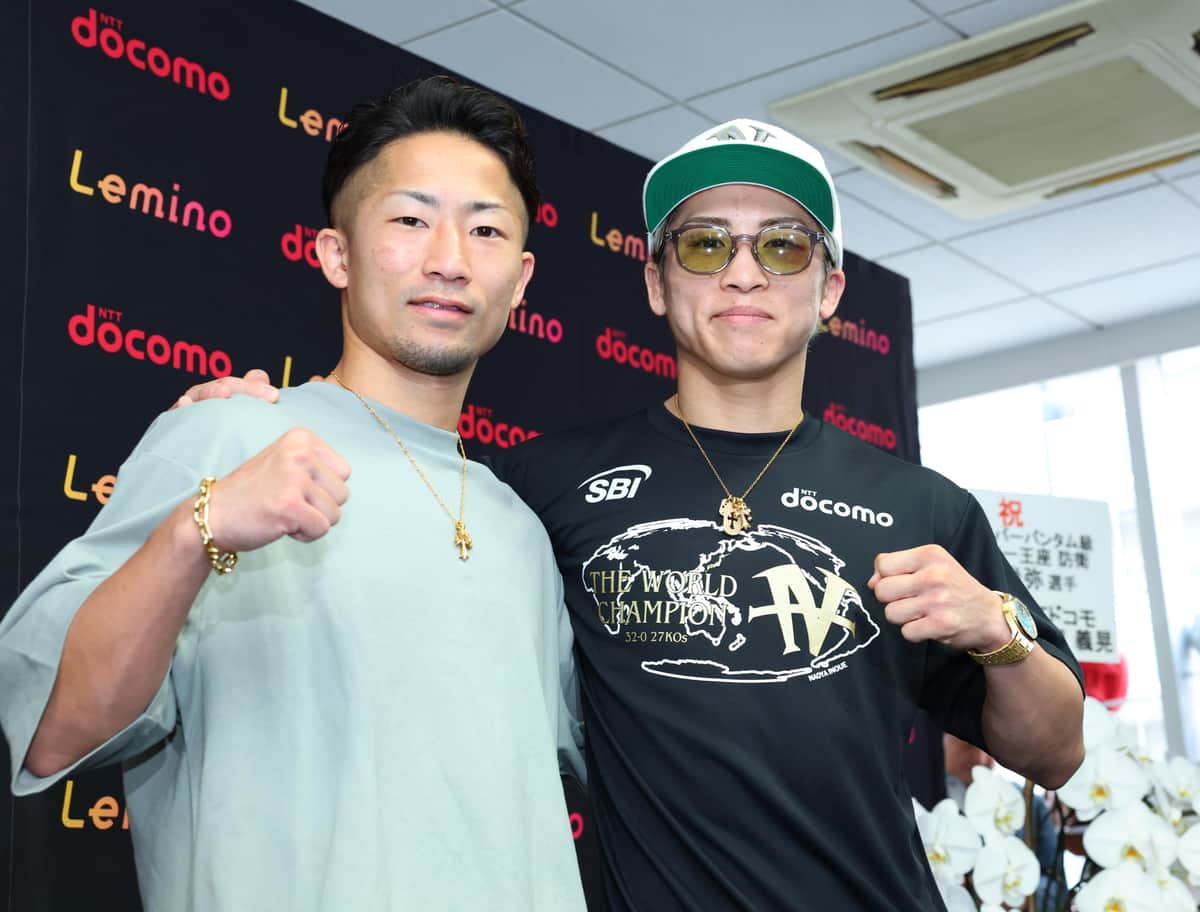井上拓真と尚弥選手(写真:スポーツ報知/アフロ)