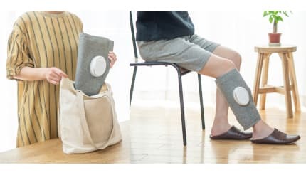 空気圧を3段階で調整可能なエアープレスでふくらはぎを包み込むリラックスアイテム「Relatta」が発売