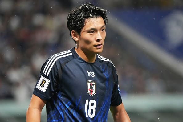日本代表での町野修斗　photo/Getty Images