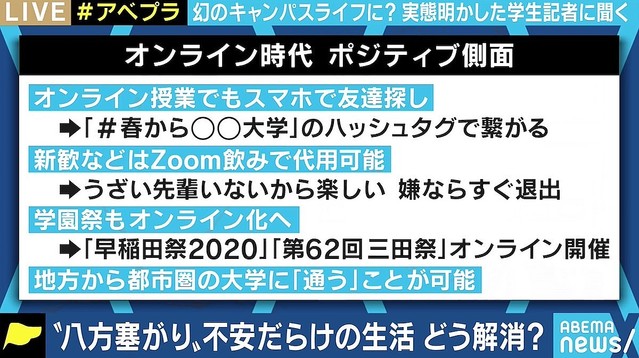 コロナ禍で退学 休学を検討する大学生たち 経済的な理由は多くない ライブドアニュース