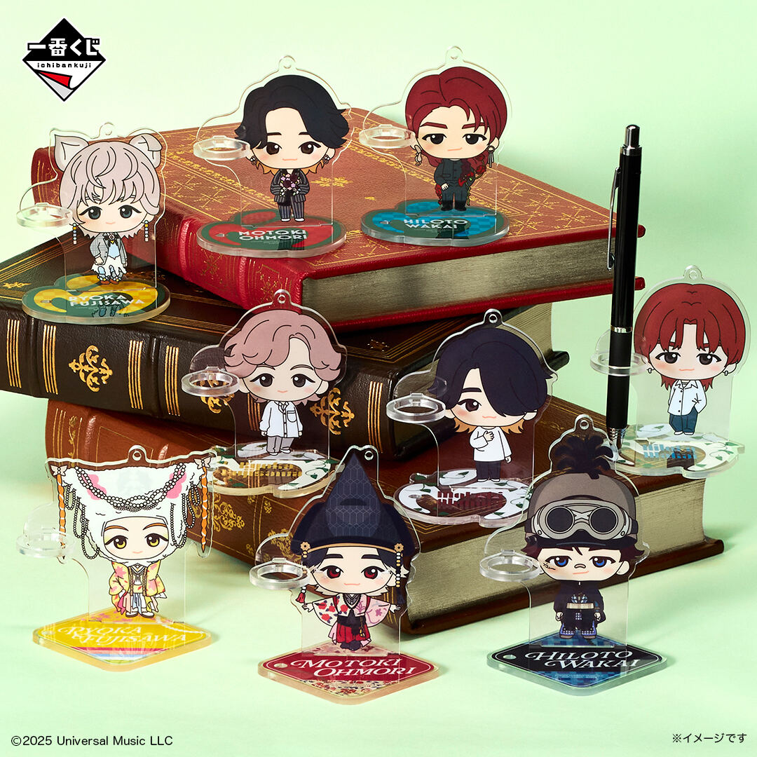 一番くじ】Mrs. GREEN APPLEデビュー10周年を記念! アクリルライトや