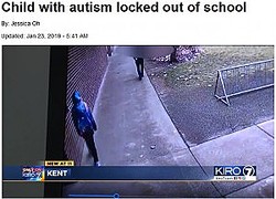 Ĺ˳ع뤳Ȥؤ졢Ф줿ľɤξǯʲϡKIRO-TV2019ǯ123աChild with autism locked out of schoolס٤Υ꡼󥷥åȡ