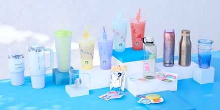 ❣️折りたたみボトル入り スタバ2025 ７点セット キーホルダー付き 2025新入 スターバックス 水筒 スタバ ボトル