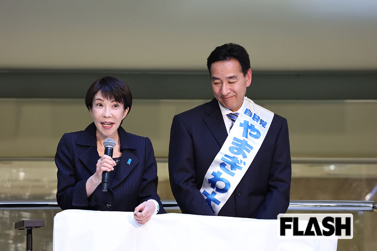  連日の応援演説をおこなう高市早苗首相（写真・長谷川 新） 