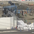 建設現場で重機倒れる 1人重傷
