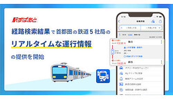 ���ޥ��ѷ�ϩ�����ֱؤ��Ѥ��ȥ��ץ�ס���ϩ������̤Ǥμ��Է��Υꥢ�륿����ʱ��Ծ���ɽ���򳫻�