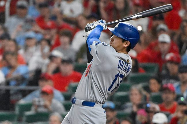 カージナルス戦に出場したドジャースの大谷翔平【写真:ロイター】