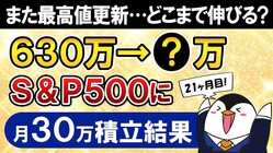 NISAǷ30ΩeMAXIS Slim S&P50021η̤