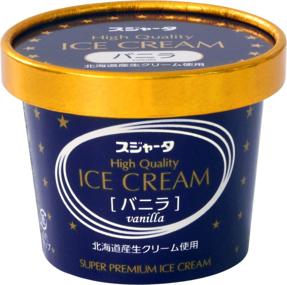 「シンカンセンスゴイカタイアイス」の愛称で知られる「スジャータハイクオリティアイスクリーム」（写真提供：スジャータめいらくグループ）