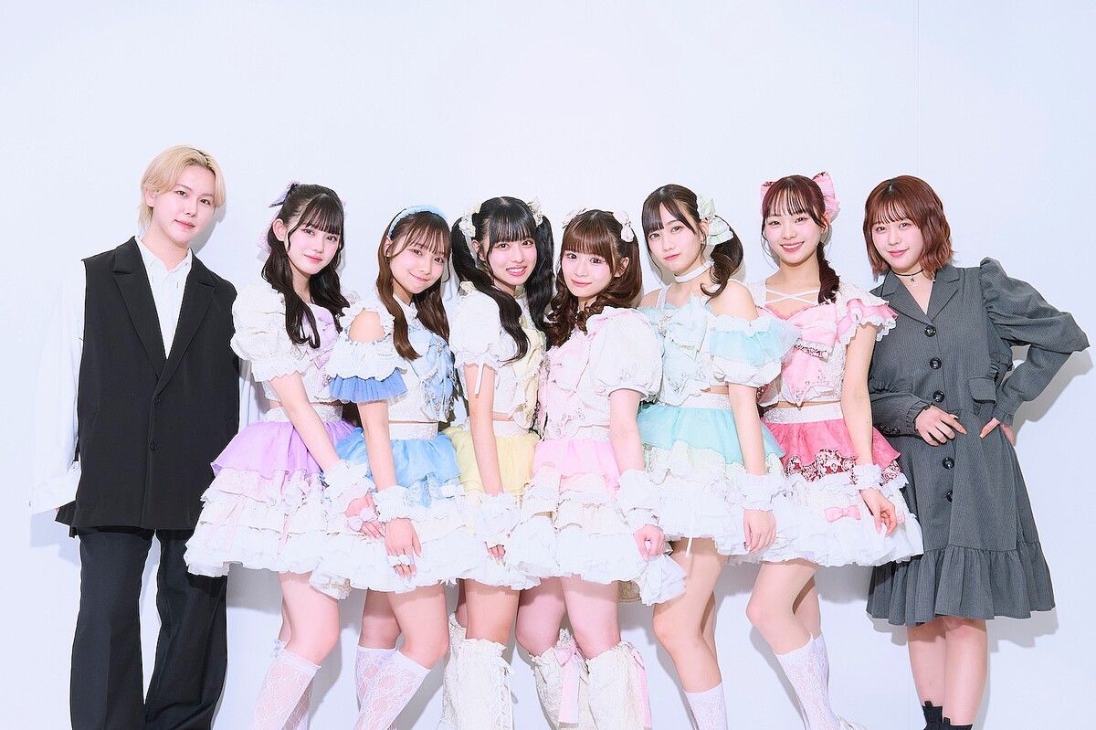 ゆうぴーまん、Pixel Ribbon、えな(撮影=はぎひさこ)