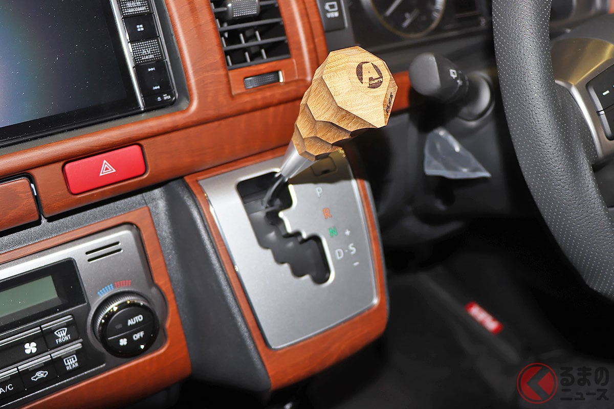 asimocrafts ハイエース アシグリップエース FLEX シフトレバー アシ