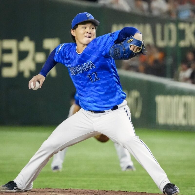  DeNA・竹田祐  (C)Kyodo News 