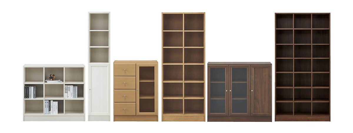 ニトリのオープン本棚「RVシリーズ」が“サイズオーダーも可能な本棚