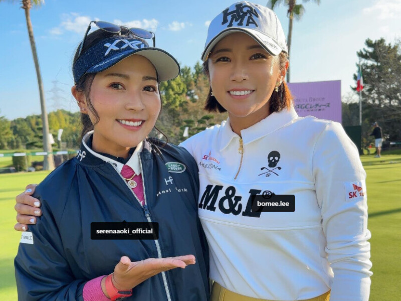 【イボミ 青木セレナ 不動 他6人】2013 マスターズレディースサインキャップ イボミ 青木セレナ 不動 他6人】2013 マスターズレディースサイン