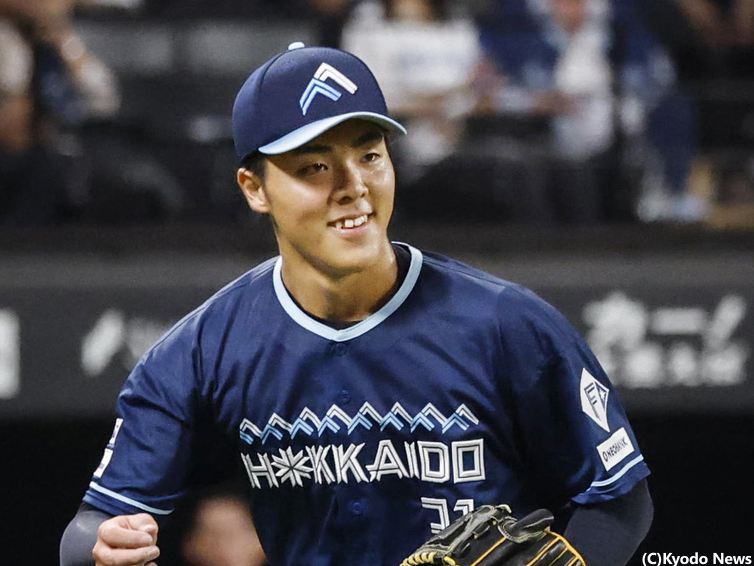  日本ハム・柴田獅子 (C)Kyodo News 