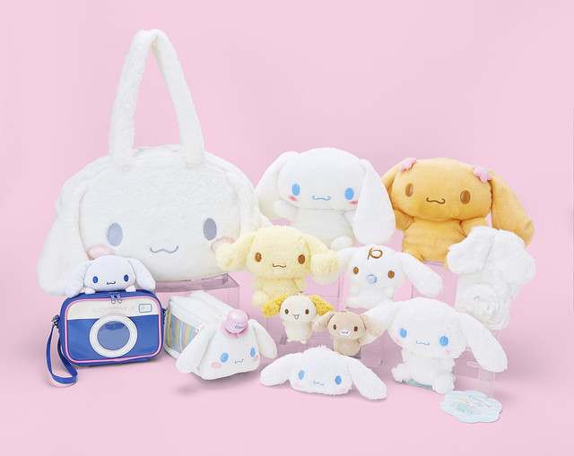 【シナモロール】 10周年 つれてってシナモン ぬいぐるみ シナモロール】 10周年 つれてってシナモン ぬいぐるみ