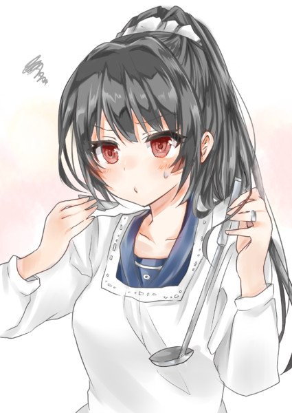 お母さんっぽさがすごくイイ 割烹着を着た女の子 イラスト詰め合わせ ライブドアニュース