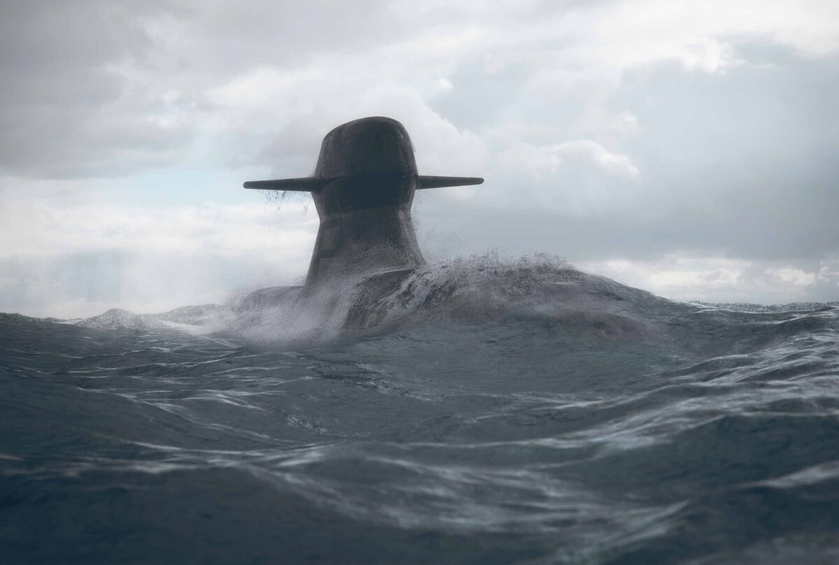スウェーデンのサーブが開発中のA26潜水艦（SAAB）