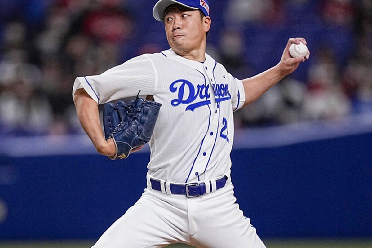  中日・大野雄大 (C) Kyodo News 