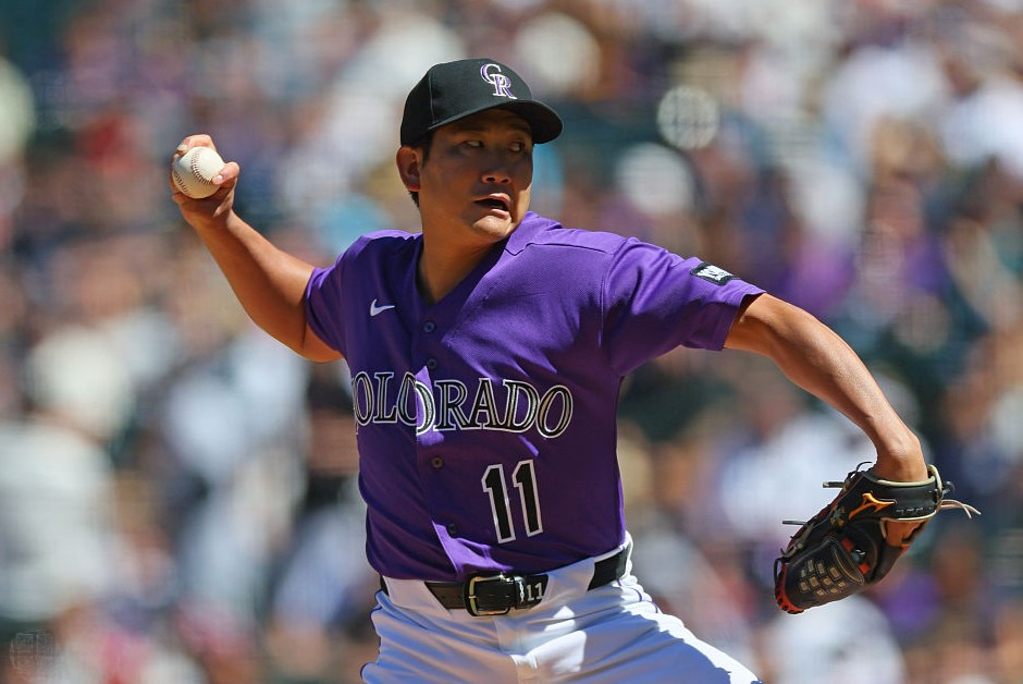  今季初勝利を挙げたロッキーズ・菅野智之（写真＝Getty Images） 