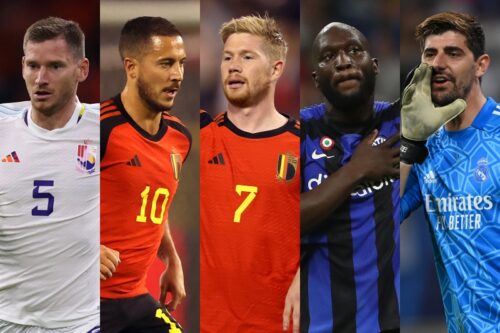 【新品/タグ付き】2022カタールW杯 ベルギー代表♯7デブライネ【L】オーセン ベルギー代表がカタールW杯メンバー発表！ デ・ブライネら26名、負傷中