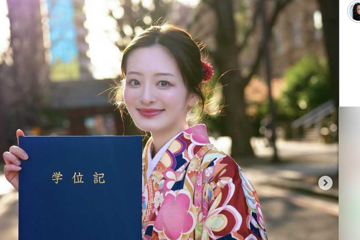 ミス東大の神谷明采（本人のインスタグラムより）