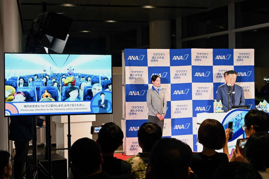 ANA、ピカチュウ出演の機内安全ビデオ ポケモン特別機限定で放映