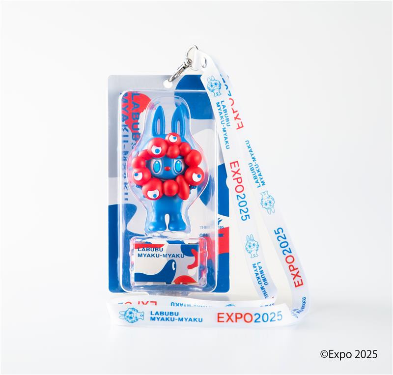 最安値LABUBU MYAKU-MYAKUストラップ付フィギュア早い者勝ち ミャクミャクとコラボした「ラブブ」ストラップ付きフィギュアが